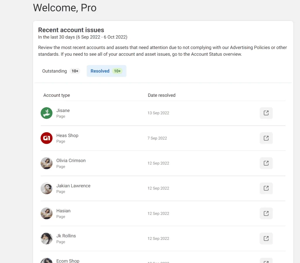 Reinstated Fan Pages (ARI)